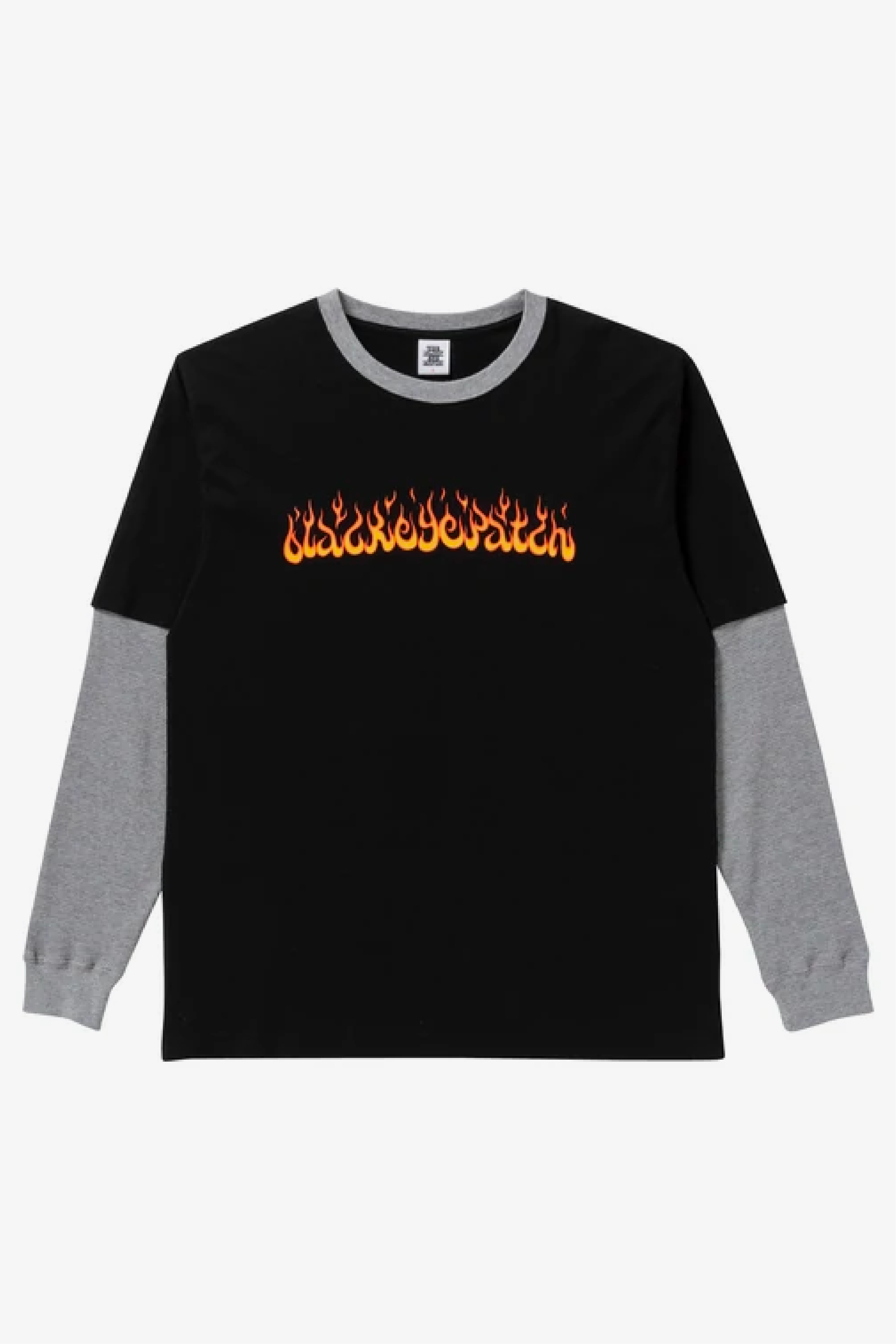 Selectshop FRAME - BLACKEYEPATCH Flames Layered Long Sleeve Tee T-Shirt Dubai