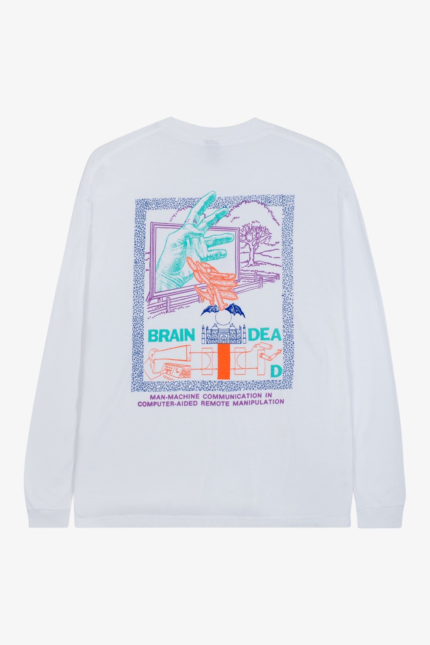 Selectshop FRAME - BRAIN DEAD Man-Machine Long Sleeve Tee T-Shirt Dubai