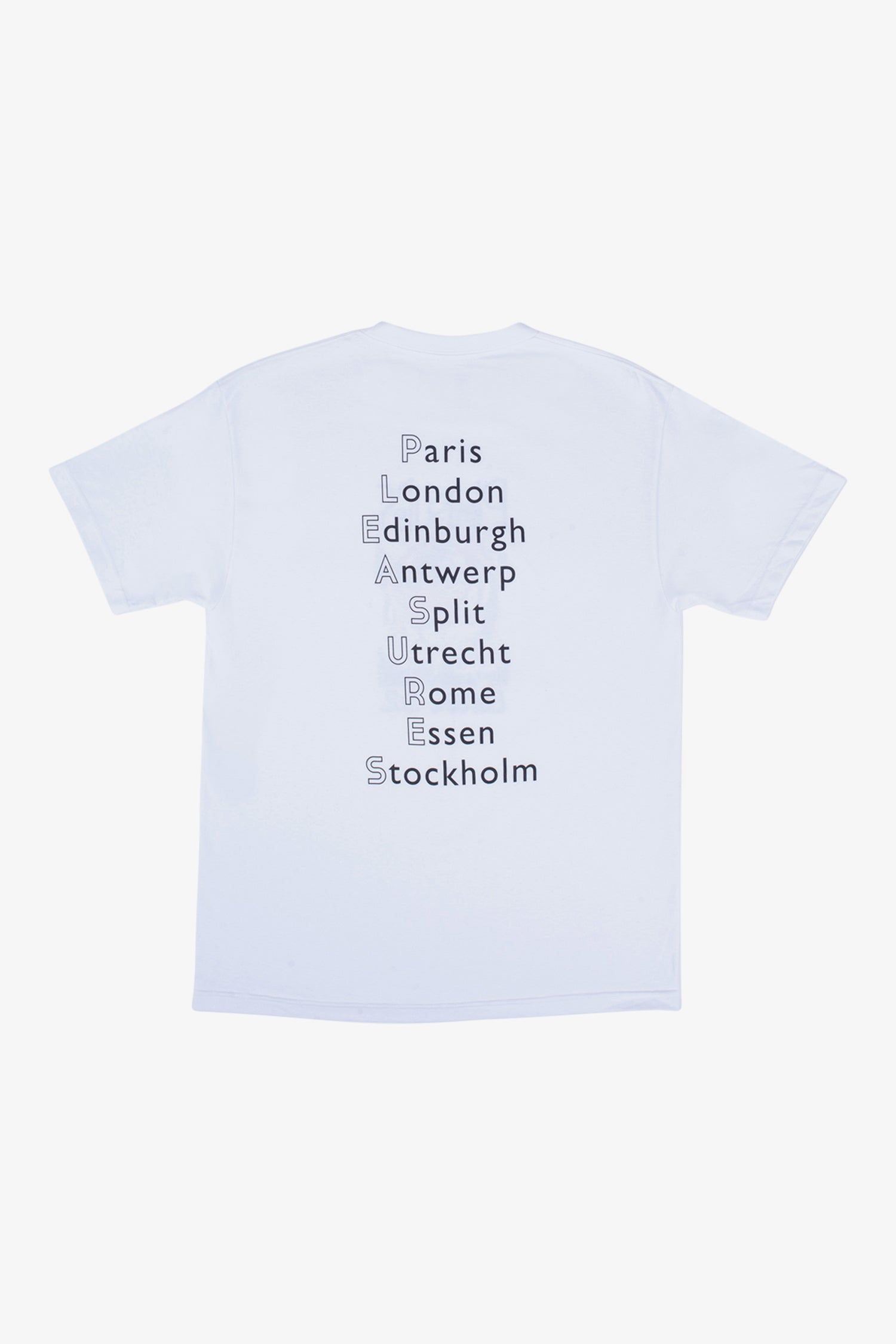 Selectshop FRAME - PLEASURES Europe 92 T-Shirt T-Shirt Dubai