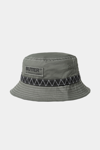 Terrain Contrast Stitch Bucket Hat