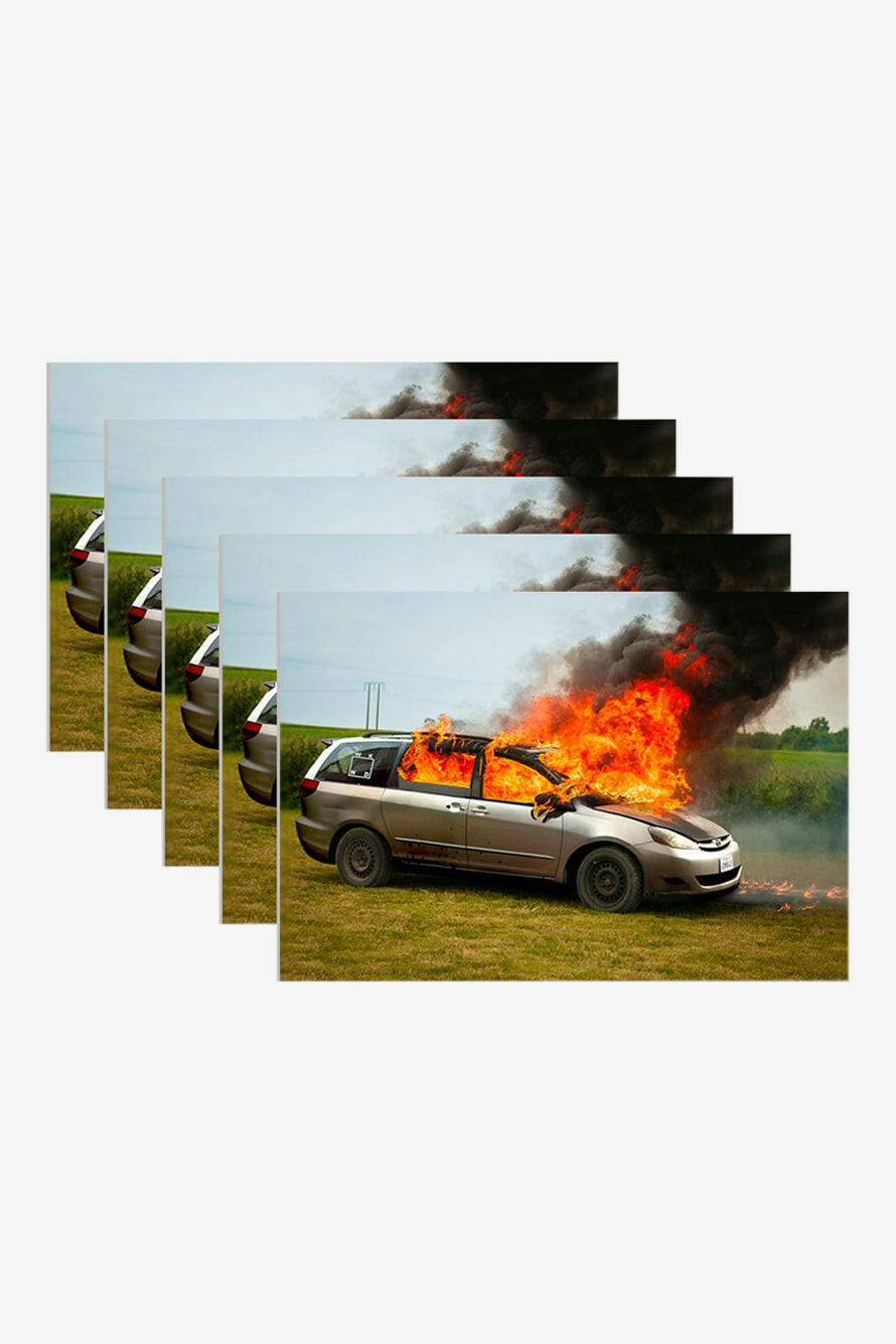 Selectshop FRAME - WKND Van On Fire Sticker (25 PACK) Accessories Dubai