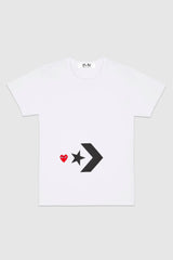 Selectshop FRAME - COMME DES GARCONS PLAY CdG PLAY X Converse T-Shirt T-Shirts Concept Store Dubai
