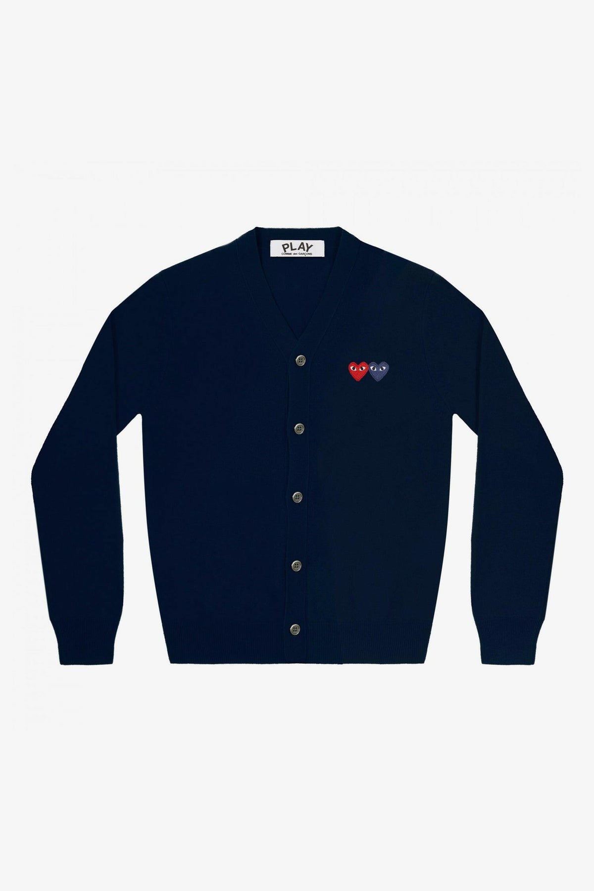 Selectshop FRAME - COMME DES GARCONS PLAY Double Heart Cardigan Outerwear Dubai