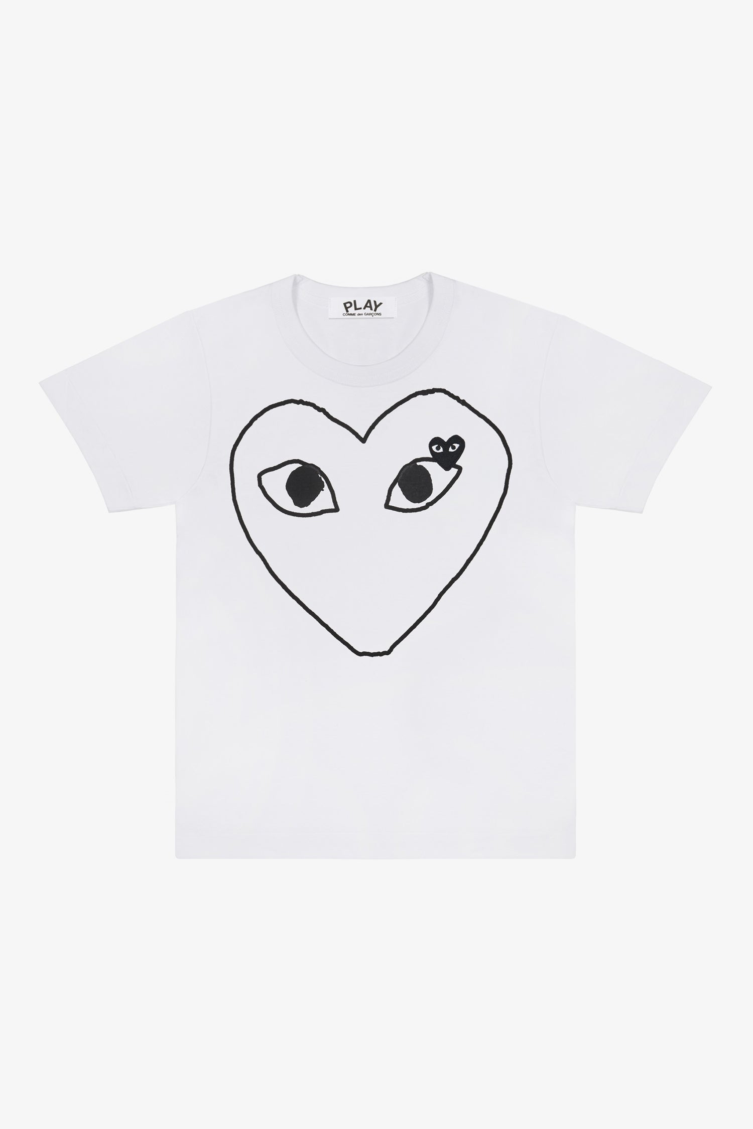 Selectshop FRAME - COMME DES GARCONS PLAY Empty Big Black Heart T-Shirt T-Shirt Dubai