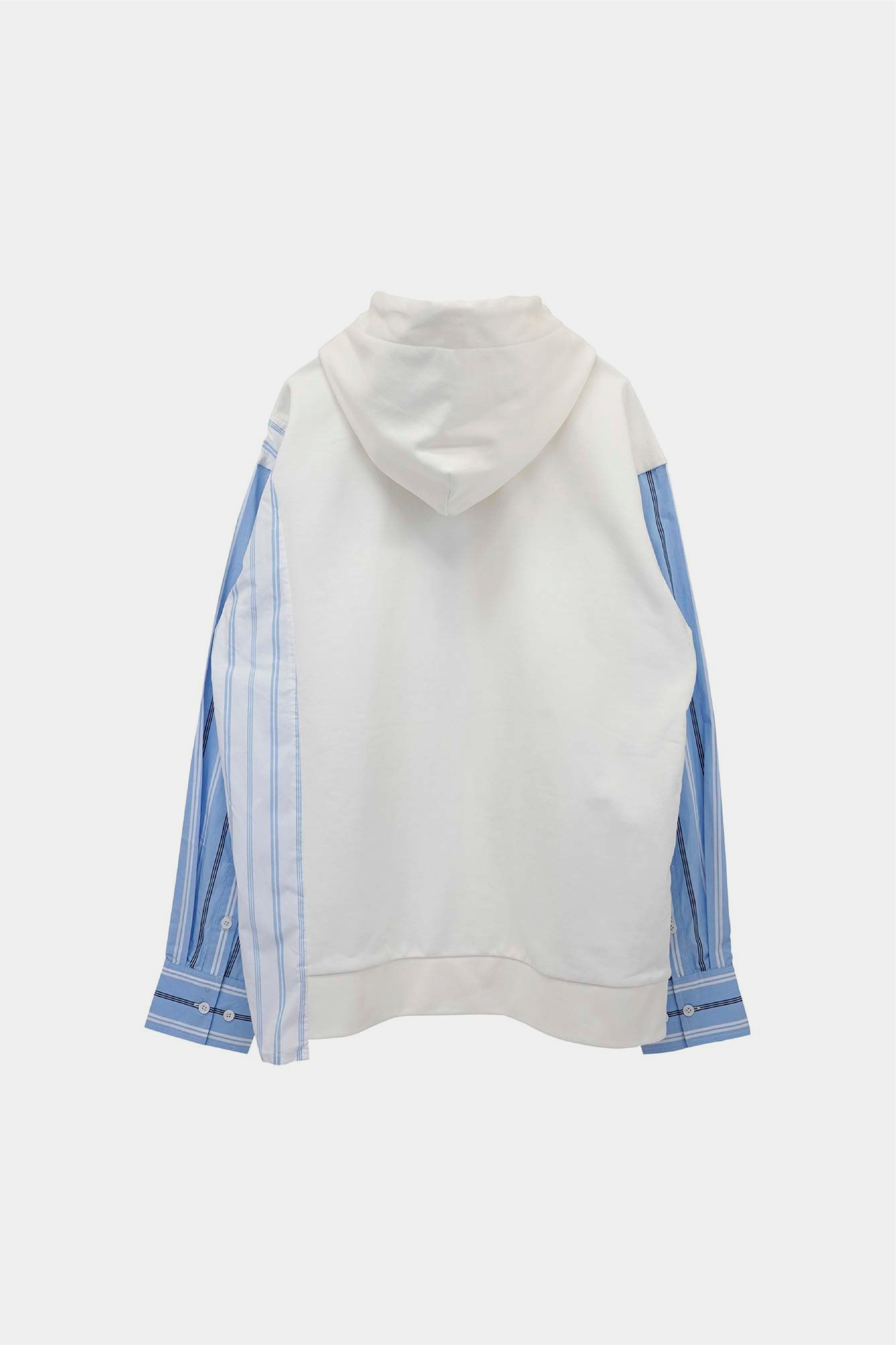 Selectshop FRAME - FENG CHEN WANG Jersey Shirting Panelled Hoodie Sweats-knits Dubai