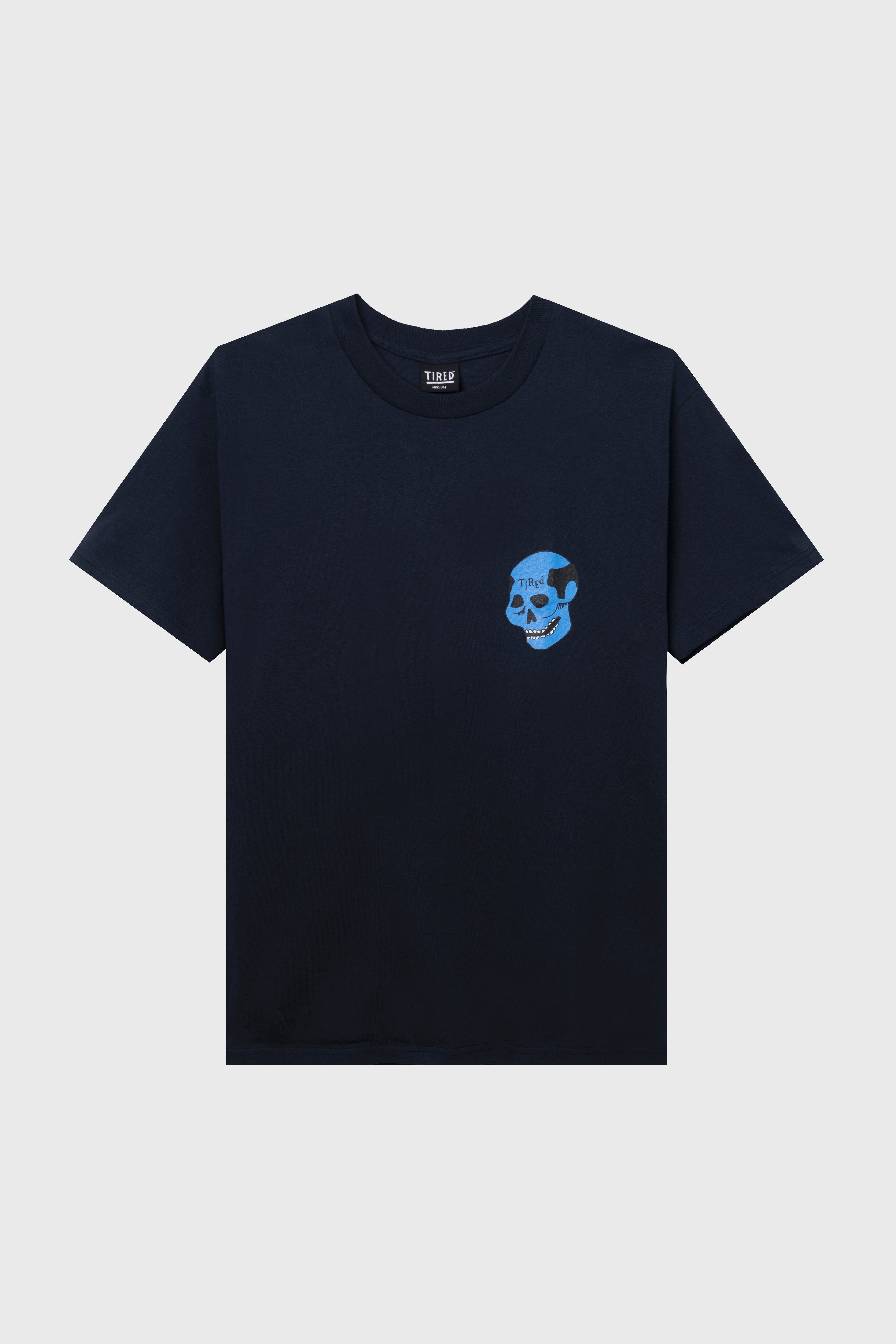 Selectshop FRAME - TIRED Creepy Skull SS Tee T-Shirts Dubai