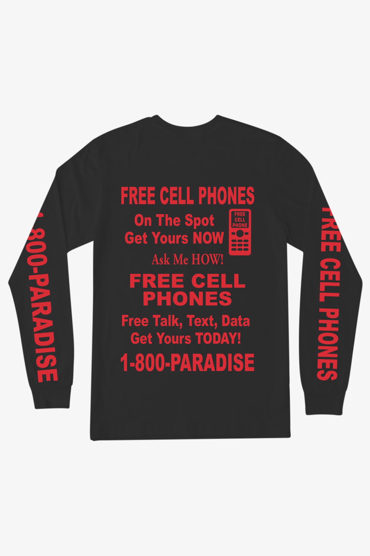 Selectshop FRAME - PARADIS3 Free Cell Phones Longsleeve T-Shirt Dubai