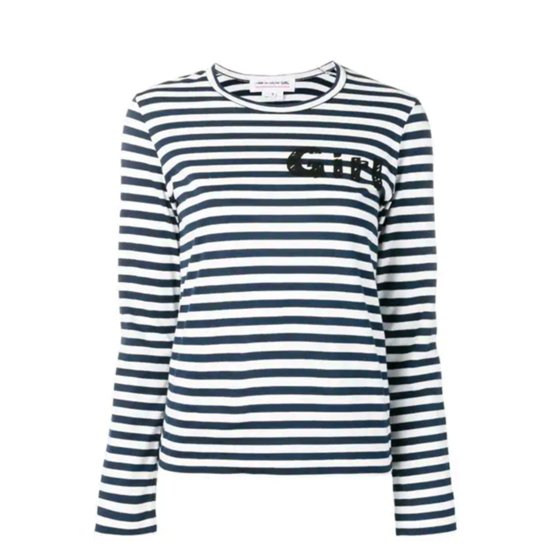 Selectshop FRAME - COMME DES GARÇONS GIRL Striped Long-Sleeve T-Shirt Dubai