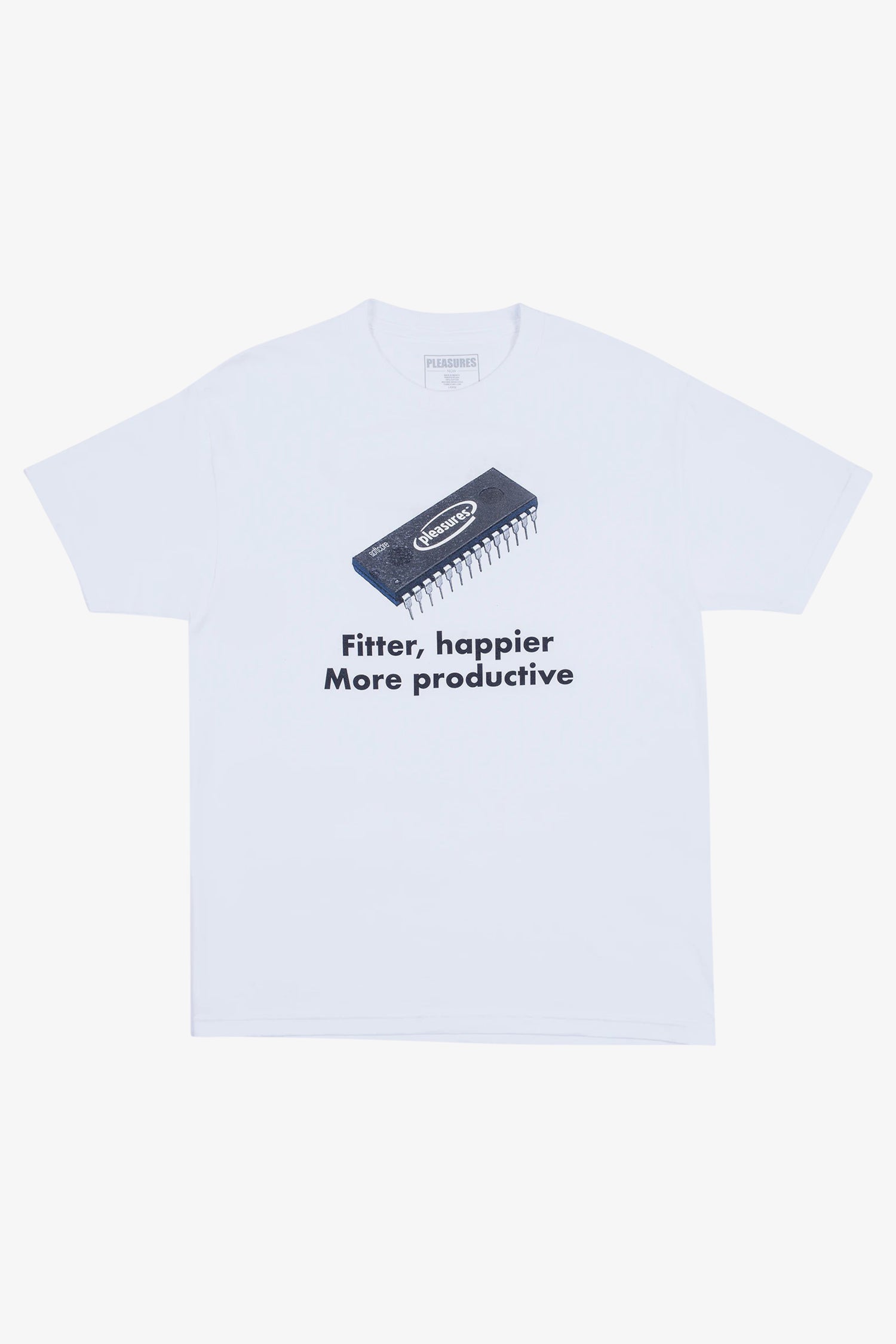 Selectshop FRAME - PLEASURES Happier T-Shirt T-Shirt Dubai