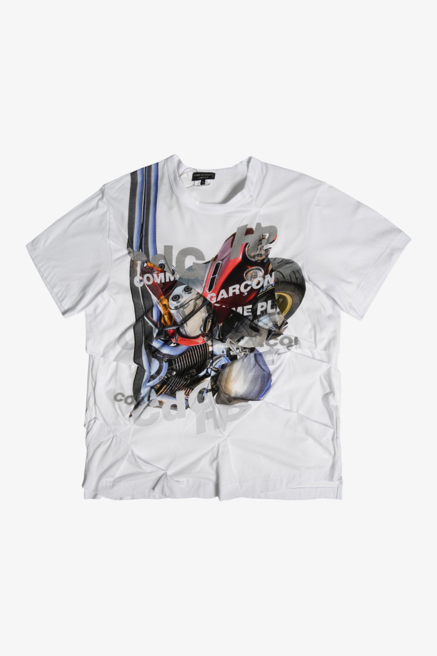 Selectshop FRAME - COMME DES GARÇONS HOMME PLUS Deconstructed Printed T-Shirt T-shirt Dubai