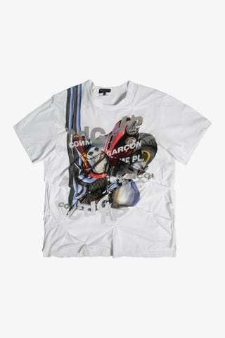 Deconstructed Printed T-Shirt