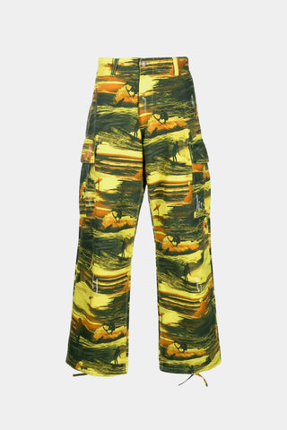 Printed Cargo Pants