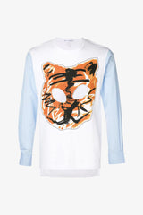 Selectshop FRAME - COMME DES GARÇONS SHIRT Cut Out Tiger Printed Longsleeve Shirt Dubai