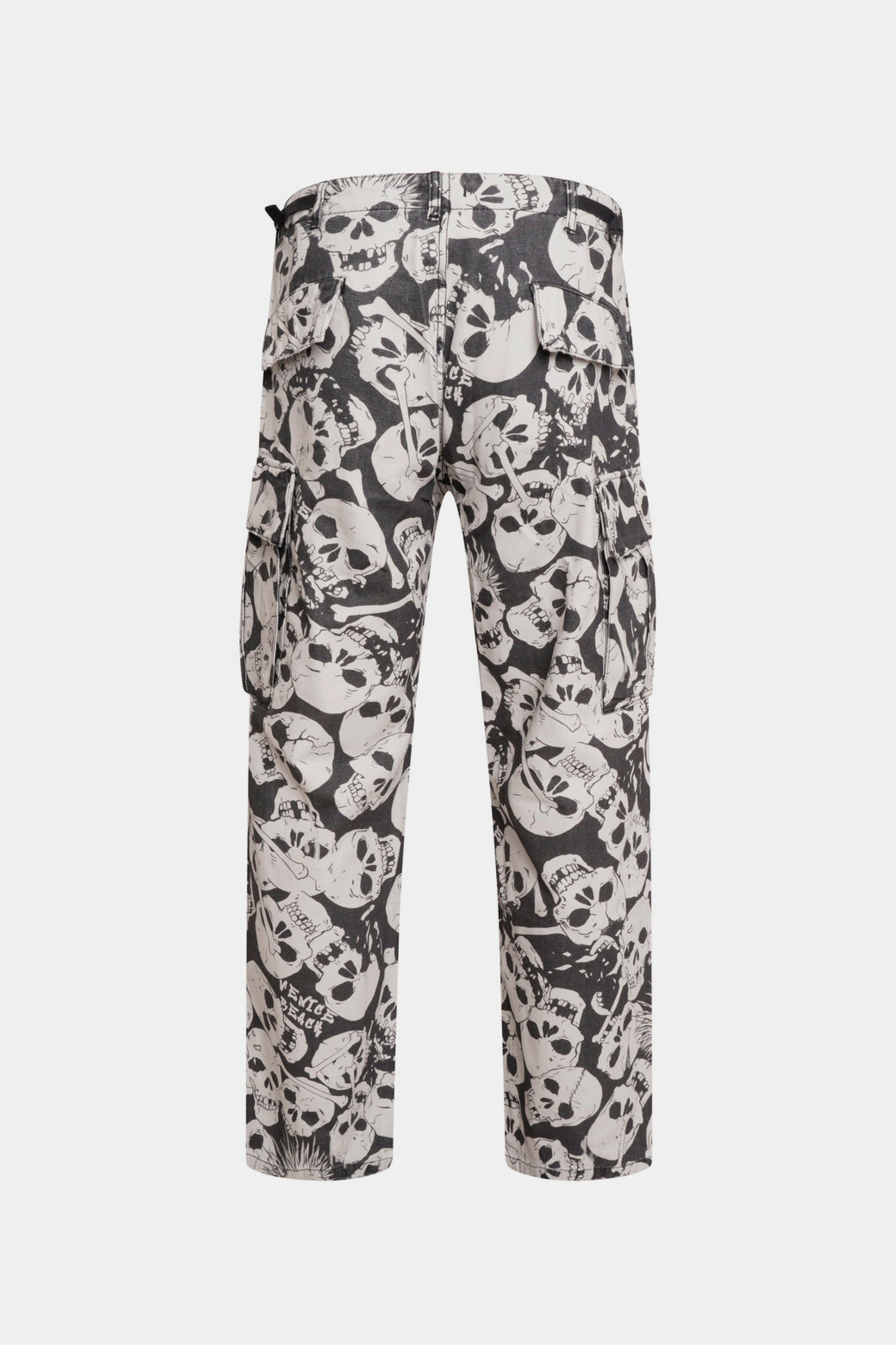 Selectshop FRAME - ERL Skull Printed Cargo Pants Bottoms Concept Store Dubai