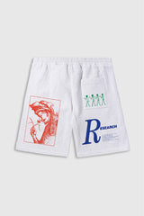 Selectshop FRAME - LO-FI Mother Earth All Over Print Fleece Shorts Bottoms Concept Store Dubai