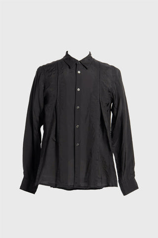 Pleated Taffeta Shirt