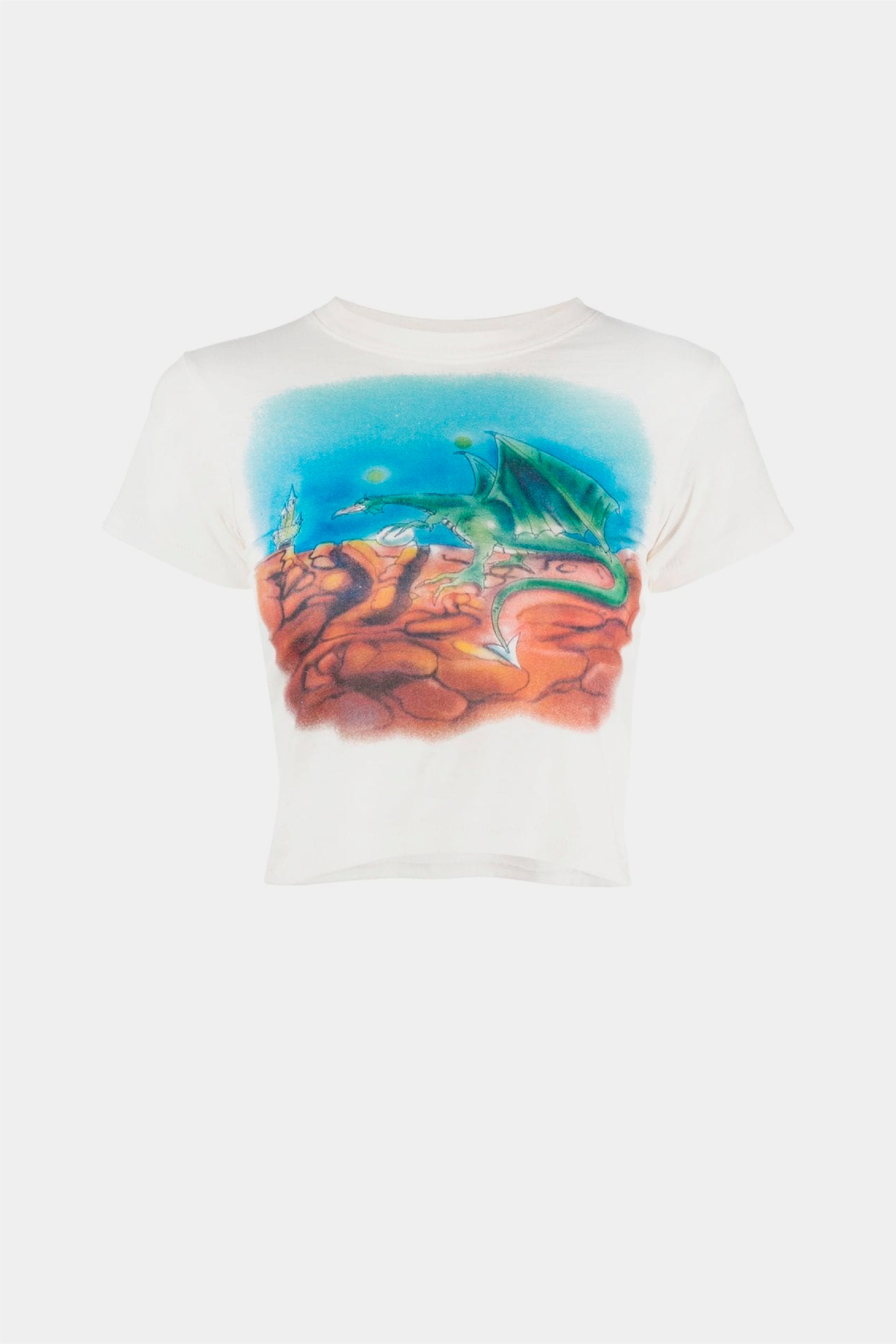 Selectshop FRAME - ERL Graphic Print Cropped T-shirt T-Shirts Concept Store Dubai