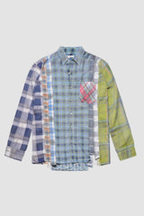 Selectshop FRAME - NEEDLES Reflection 7 Cuts Flannel Shirt - (M) Shirts Concept Store Dubai
