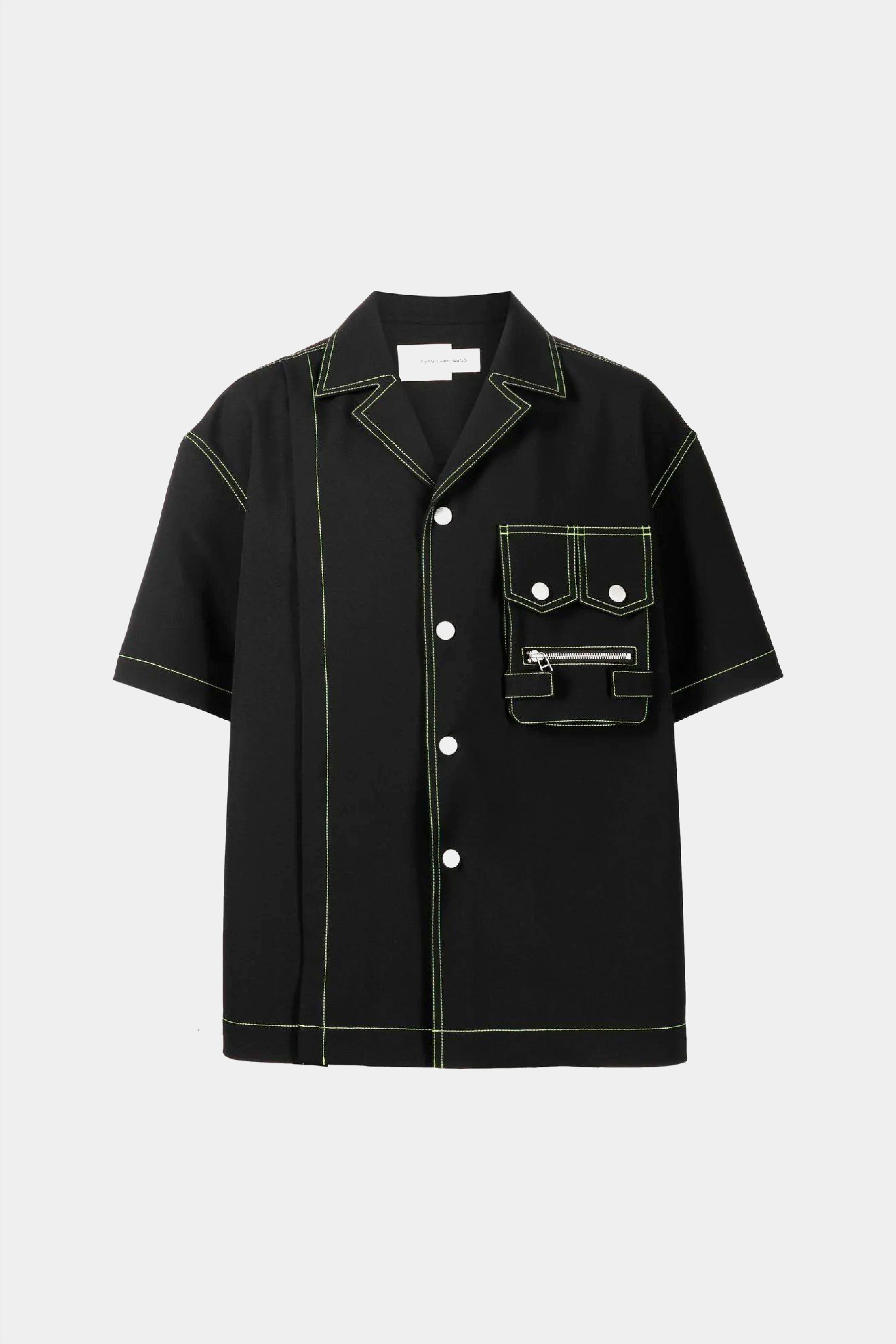 Selectshop FRAME - FENG CHEN WANG 3D Pocket Hawaiian Shirt Shirts Concept Store Dubai