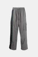 Selectshop FRAME - FENG CHEN WANG Distressed Stripe Pocket Sweatpants Bottoms Concept Store Dubai