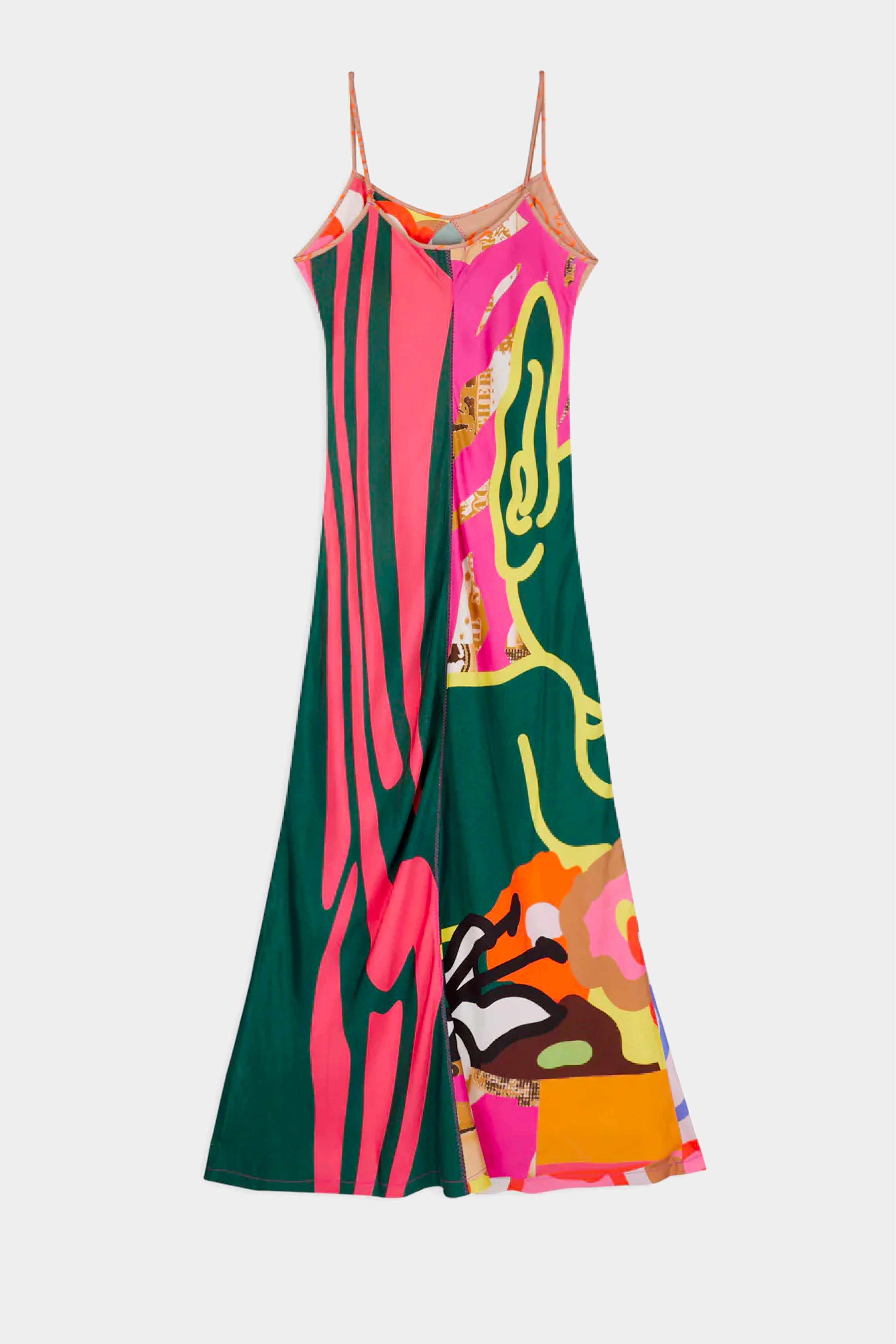 Selectshop FRAME - BRAIN DEAD Lindberg Viscose Slip Dress Dresses Dubai