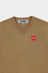 Selectshop FRAME - COMME DES GARCONS PLAY Comme des Garçons x Invader V Neck Sweater Sweats-Knits Concept Store Dubai