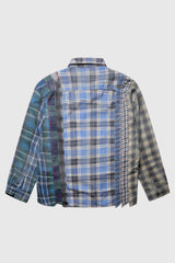 Selectshop FRAME - NEEDLES Reflection 7 Cuts Wide Flannel Shirt -(A) Shirts Concept Store Dubai