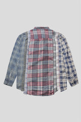 Selectshop FRAME - NEEDLES Reflection 7 Cuts Flannel Shirt - (L) Shirts Concept Store Dubai