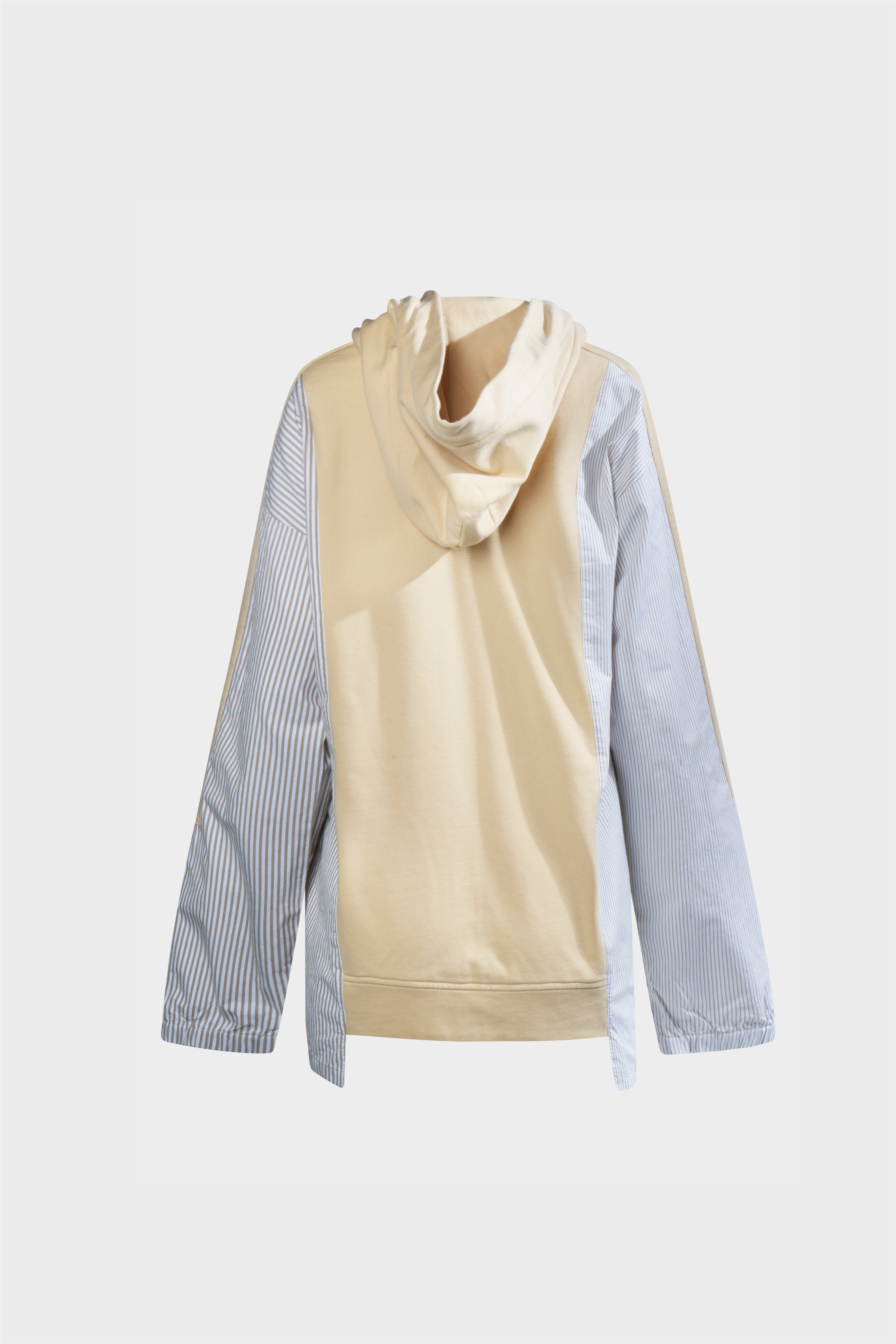 Selectshop FRAME - FENG CHEN WANG Panelled Zip-Up Hoodie Sweats-knits Concept Store Dubai