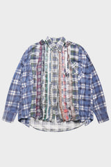 Selectshop FRAME - NEEDLES Ribbon Wide Flannel Shirt Shirts Concept Store Dubai