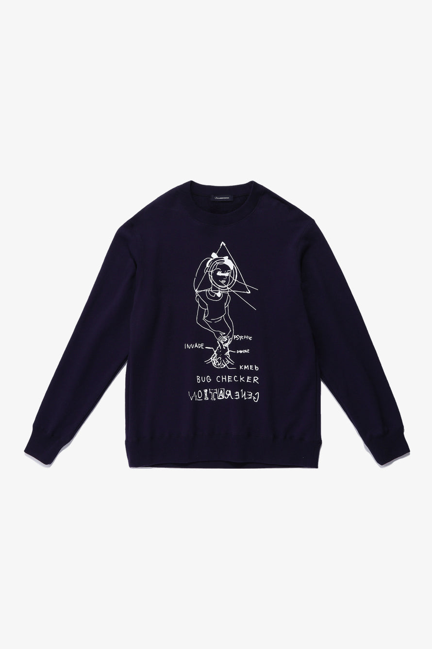 Selectshop FRAME - JOHN UNDERCOVER Printed Sweatshirt Sweatshirts Dubai