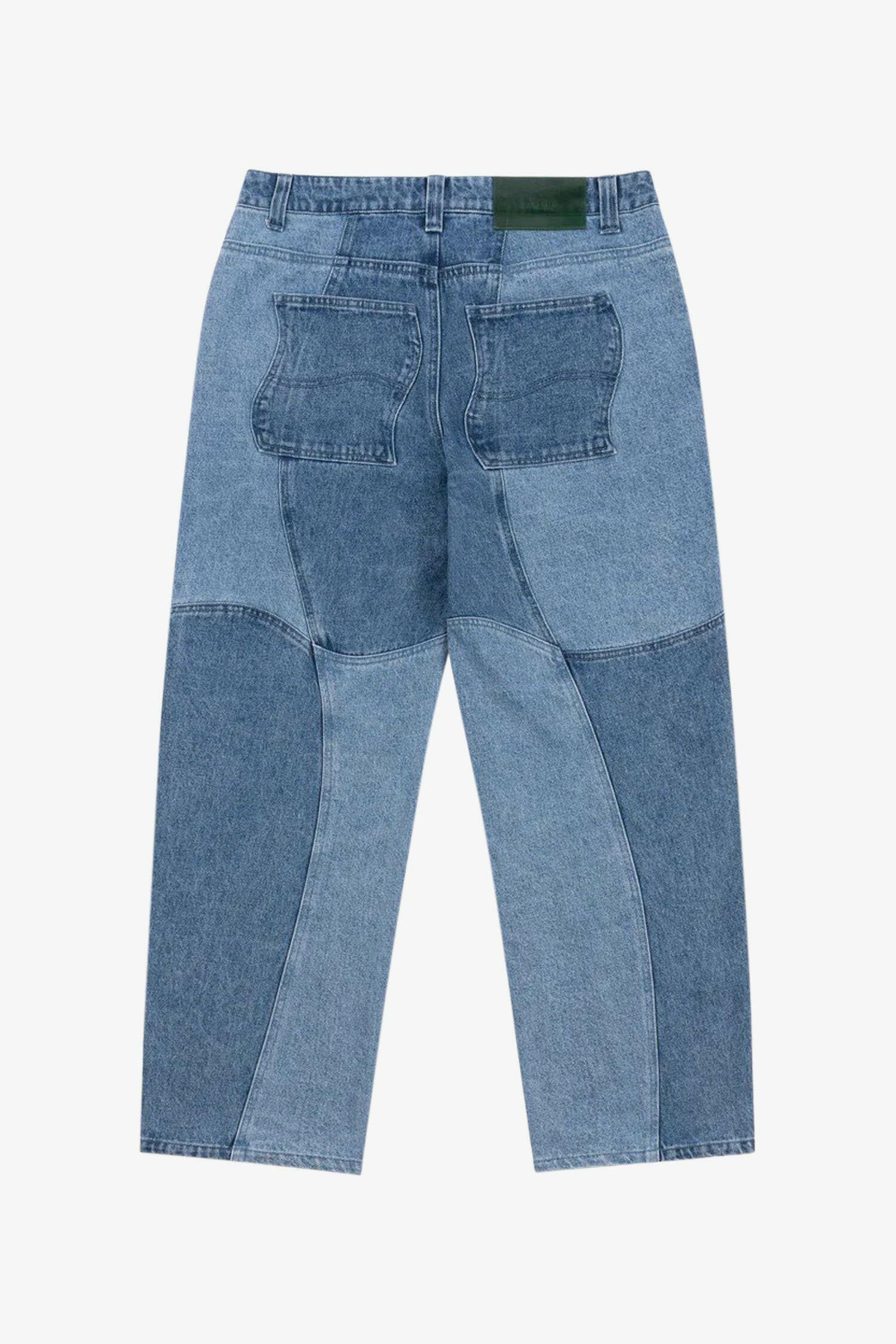 Blocked Relaxed Denim Pants- Selectshop FRAME