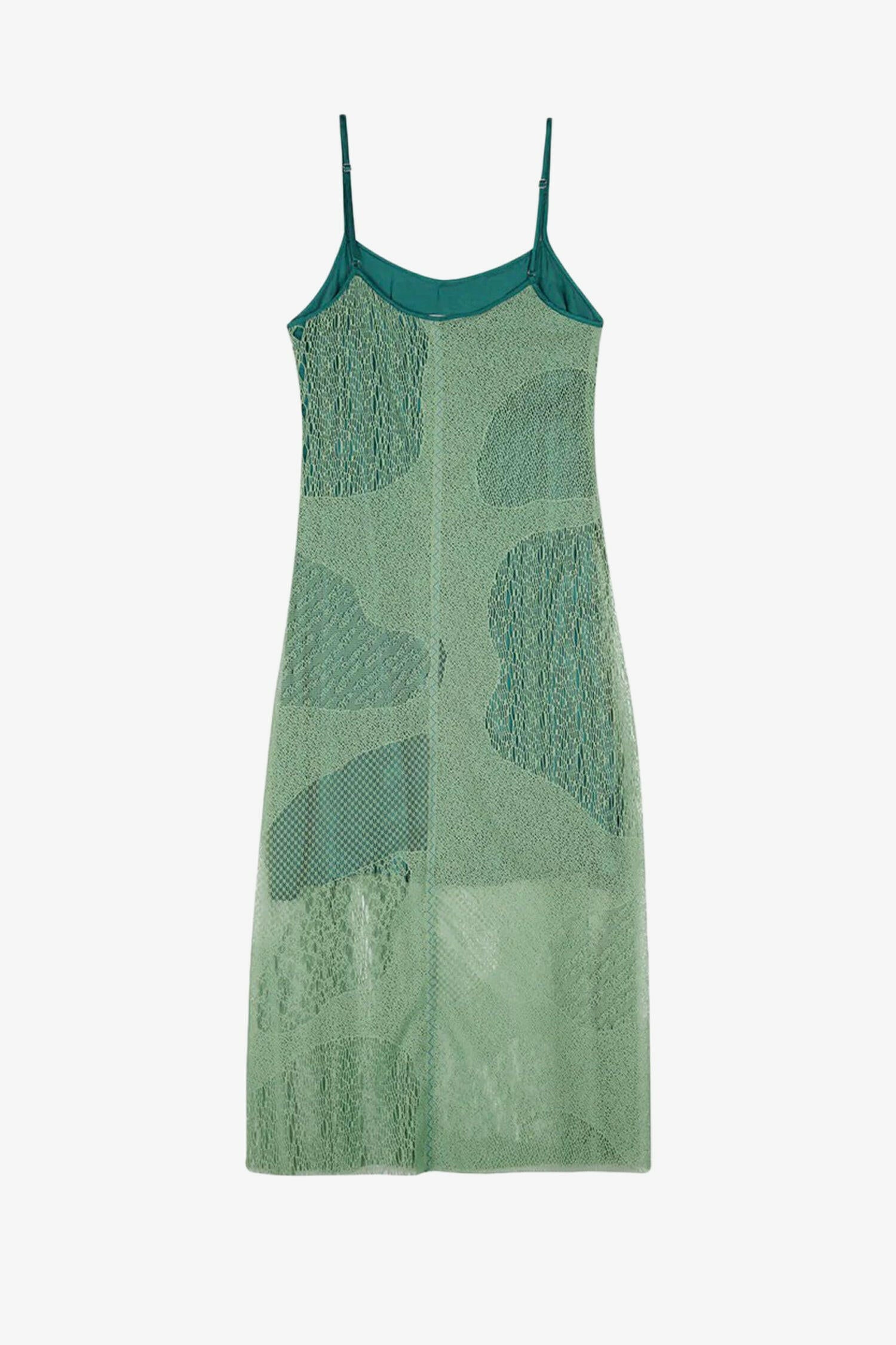 Engineered Cloud Mesh Slip Dress- Selectshop FRAME