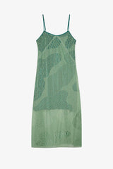 Engineered Cloud Mesh Slip Dress- Selectshop FRAME