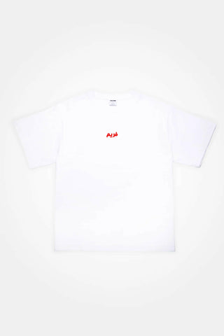 レッド・アラビアロゴTシャツ