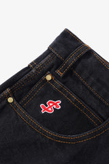 Logo Denim Shorts