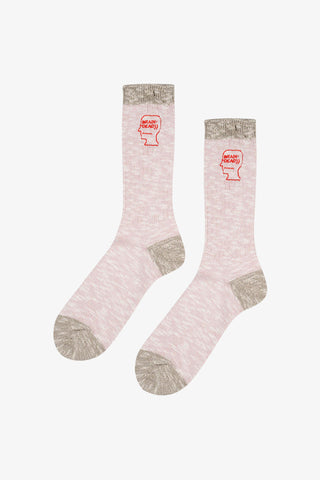 Marled Logohead Socks