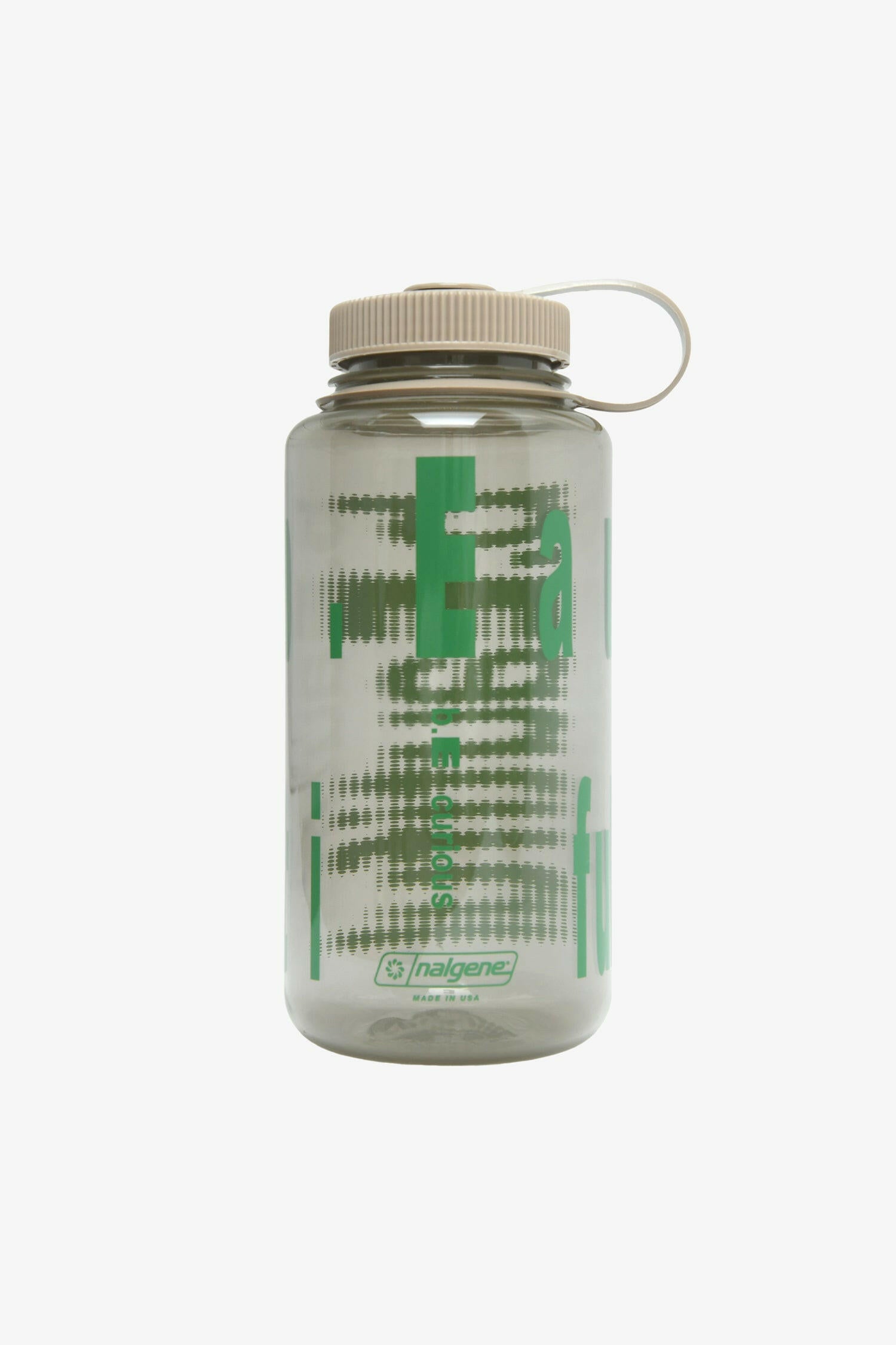 b.E Curious Nalgene Bottle (Cotton/Green)- Selectshop FRAME