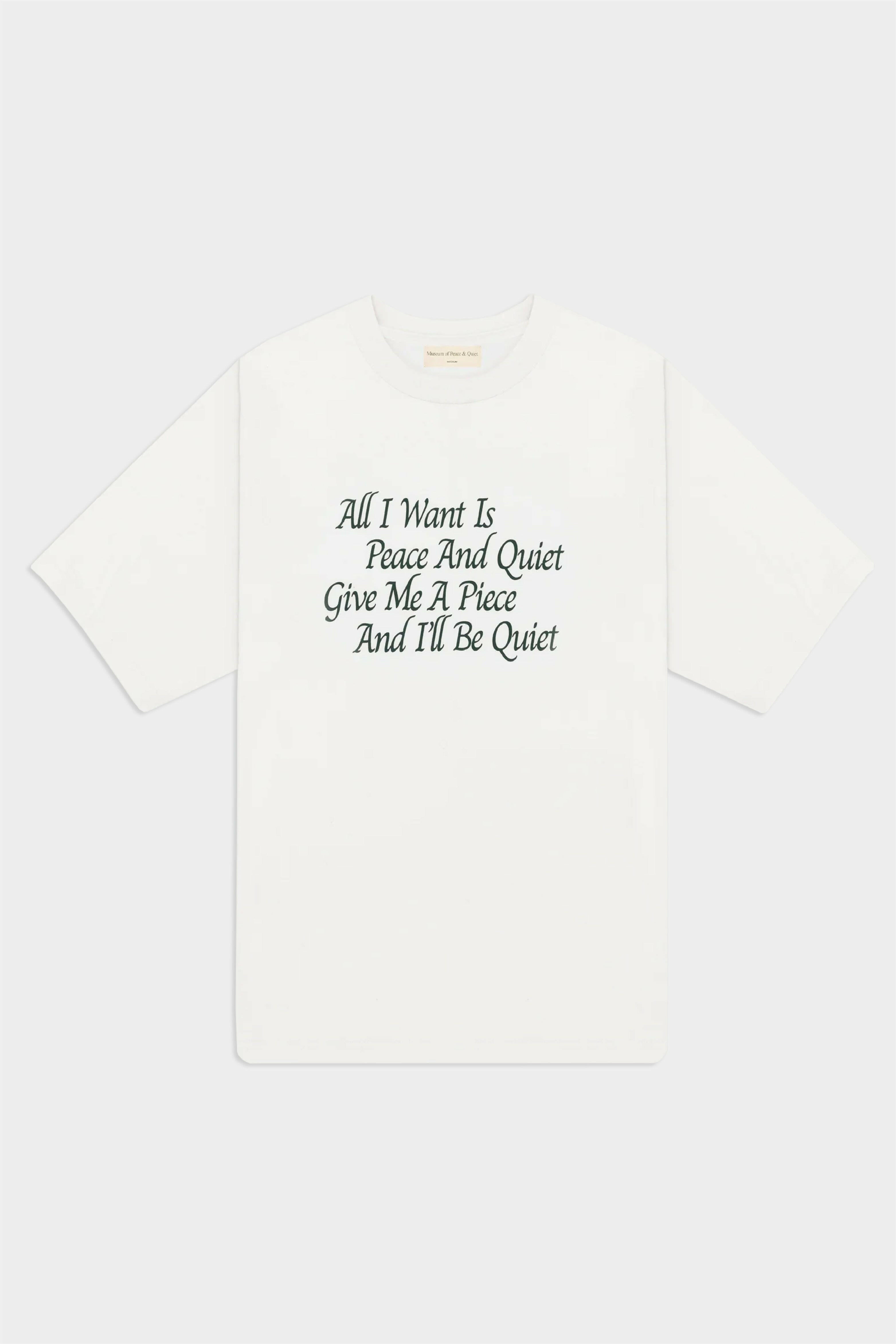 Selectshop FRAME - MUSEUM OF PEACE & QUIET Haiku Tee T-Shirts Concept Store Dubai