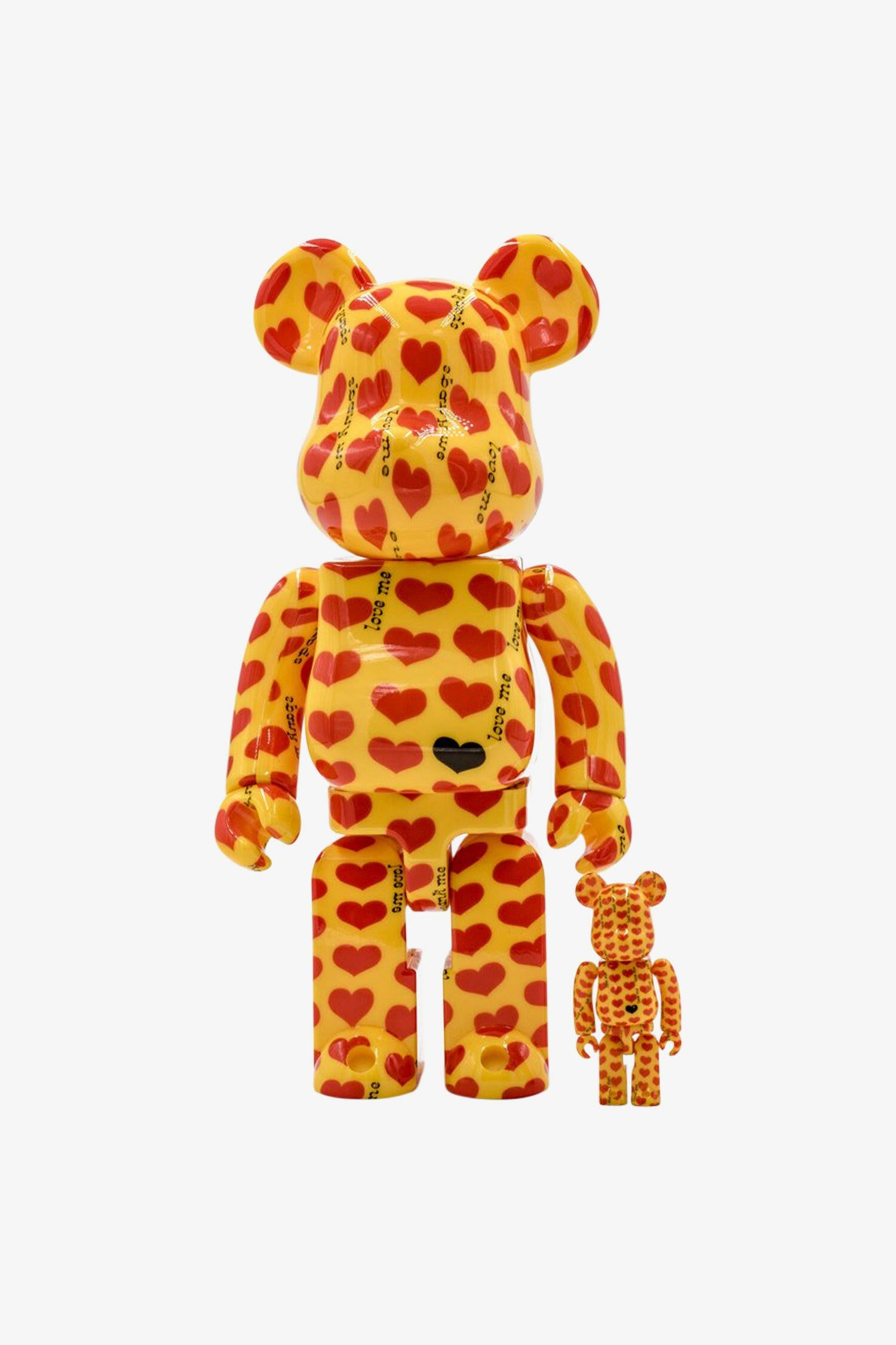 Selectshop FRAME -MEDICOM TOY Japan X Hide "Yellow Heart" Be@rbrick 400%+100% Toys Dubai