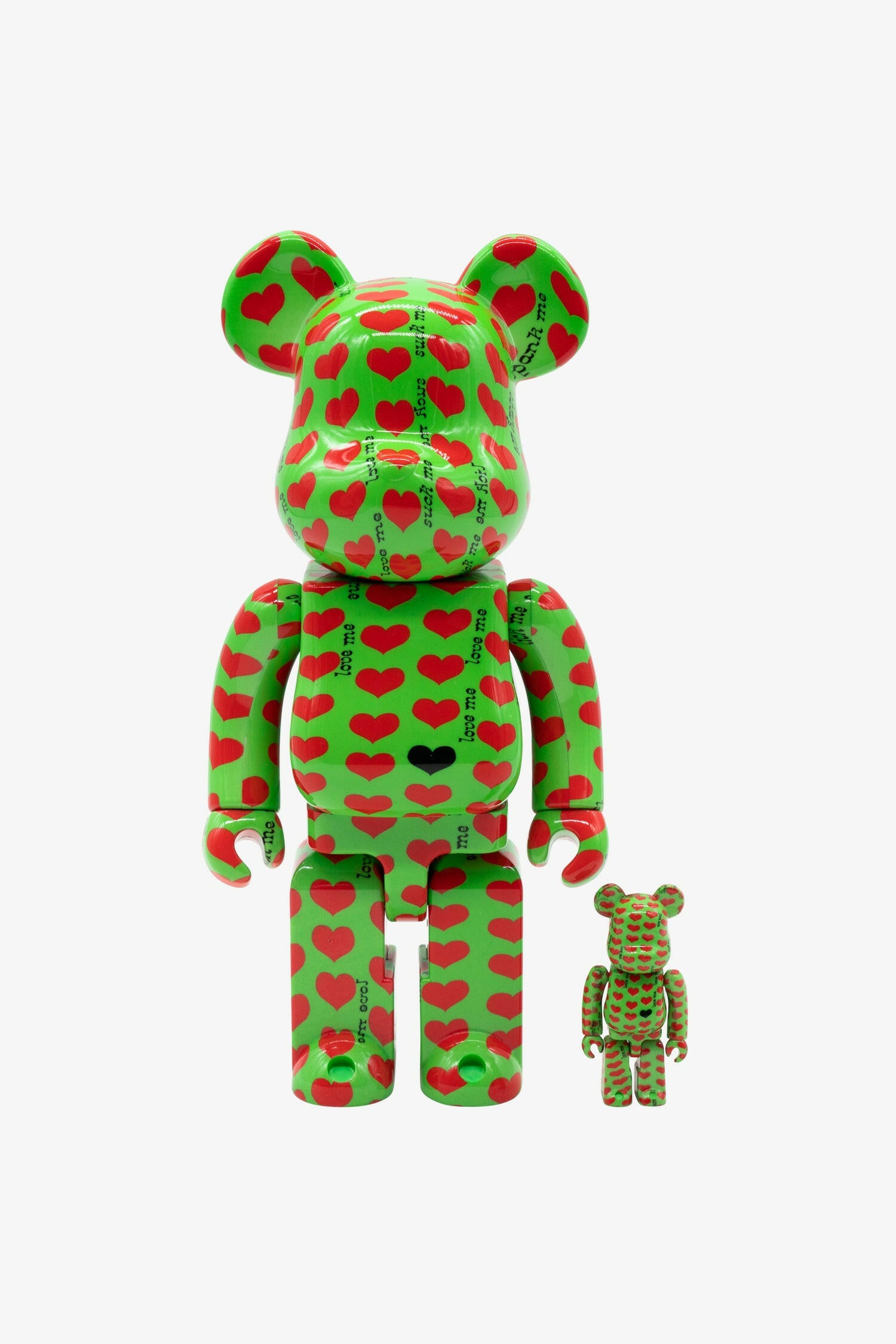 Selectshop FRAME -MEDICOM TOY Japan X Hide "Green Heart" Be@rbrick 400%+100% Toys Dubai