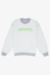 Selectshop FRAME - FUCKING AWESOME Reversible Empty Drip Crewneck Sweatshirt Dubai