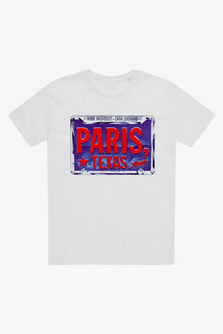 PARIS, TEXAS ライセンスプレートTシャツ