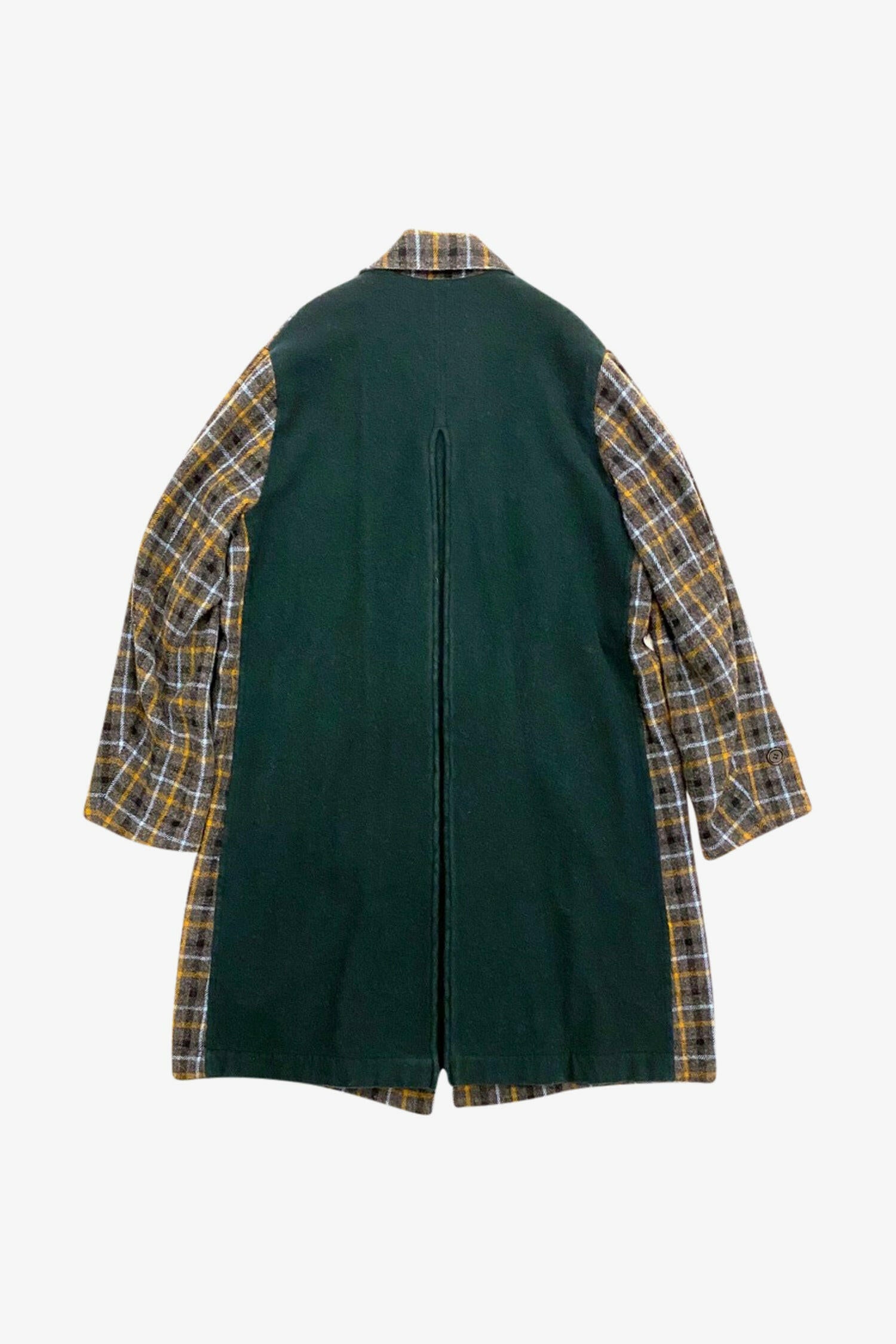 Selectshop FRAME - UNDERCOVER Plaid Wool Coat Outerwear Dubai