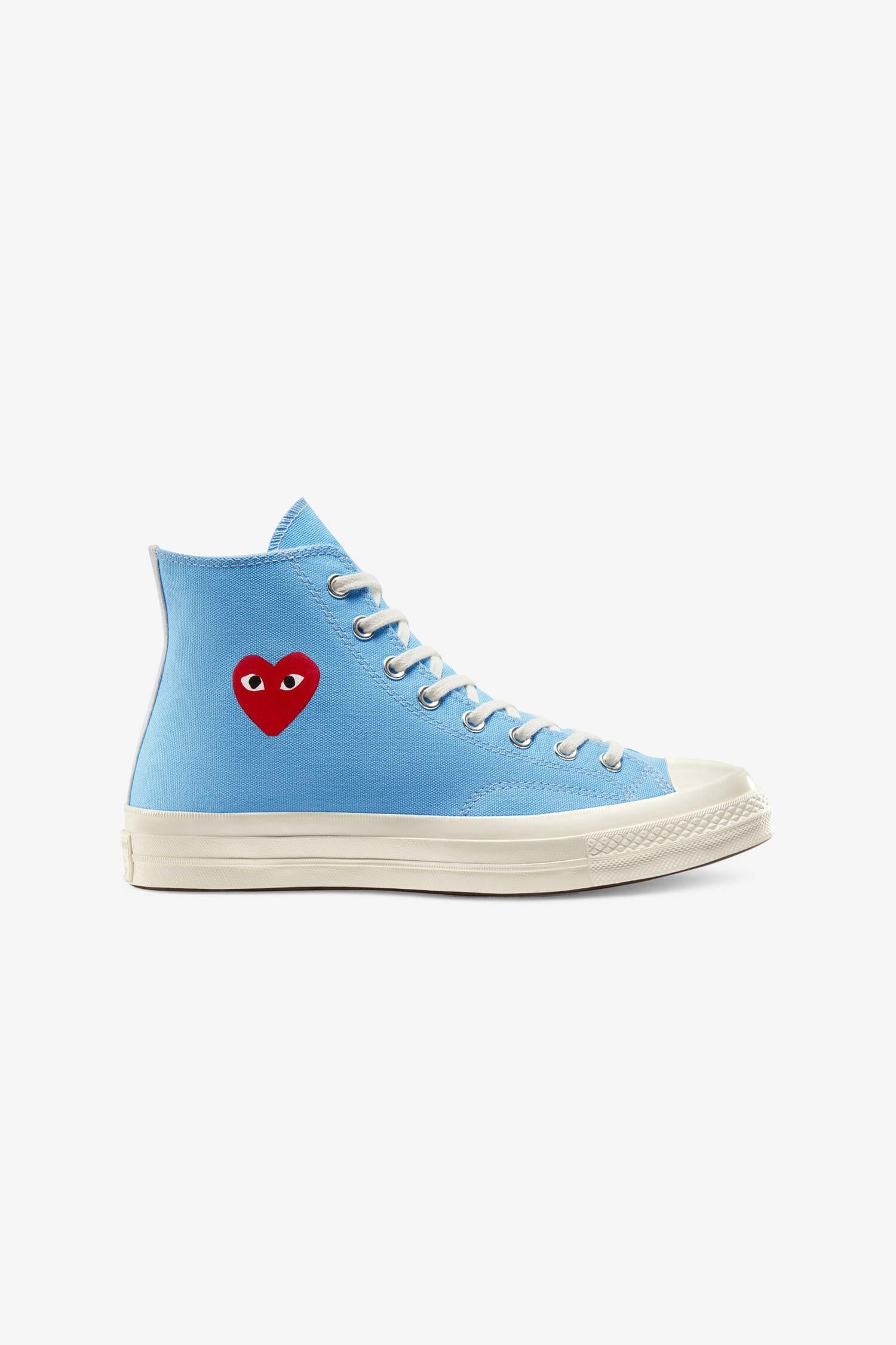 Selectshop FRAME - COMME DES GARCONS PLAY(MOE) Play Comme des Garçons x Converse Chuck '70 High (Bright Blue)(MOE) Footwear Dubai