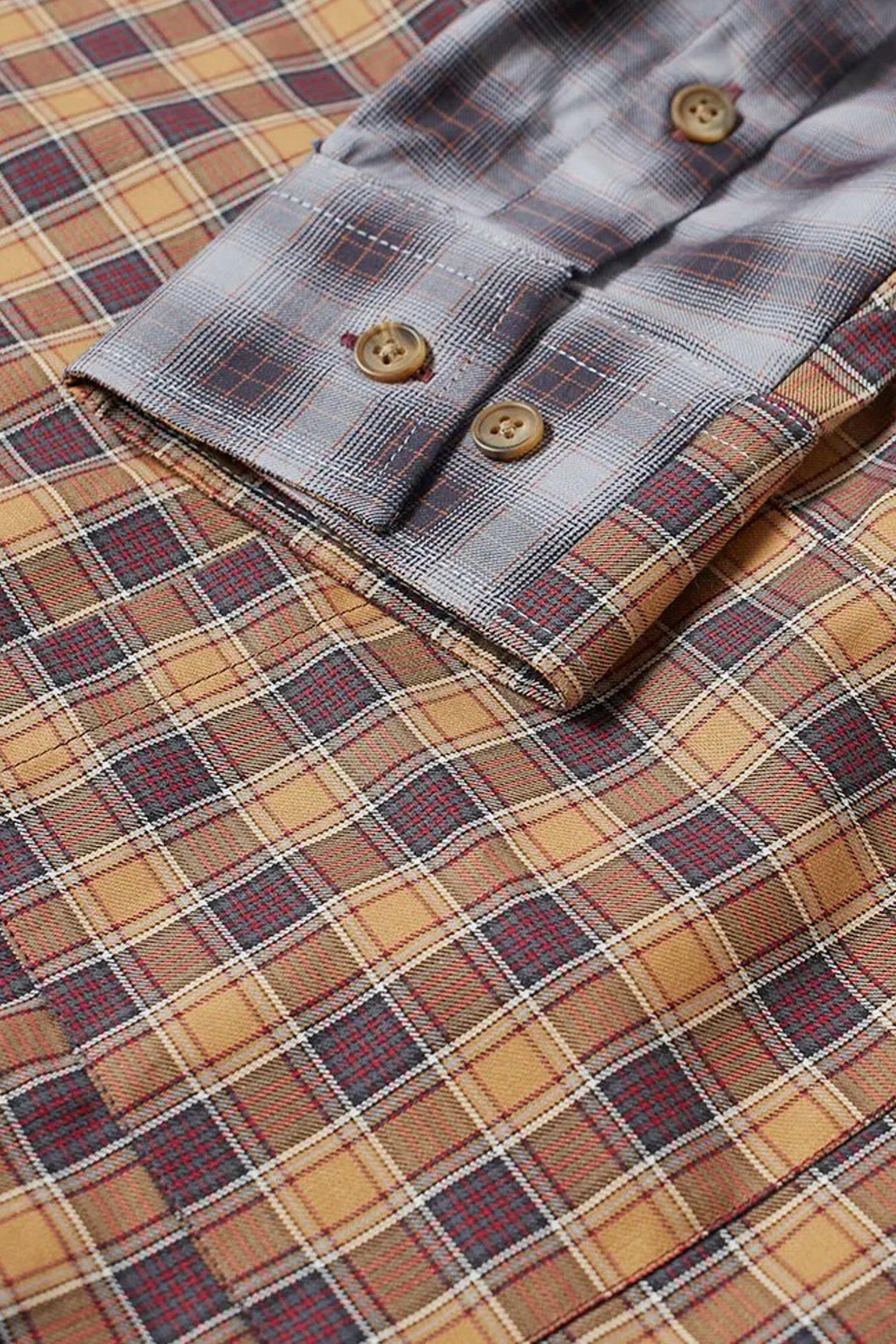 Selectshop FRAME - RASSVET Mixed Check Shirt Shirt Dubai