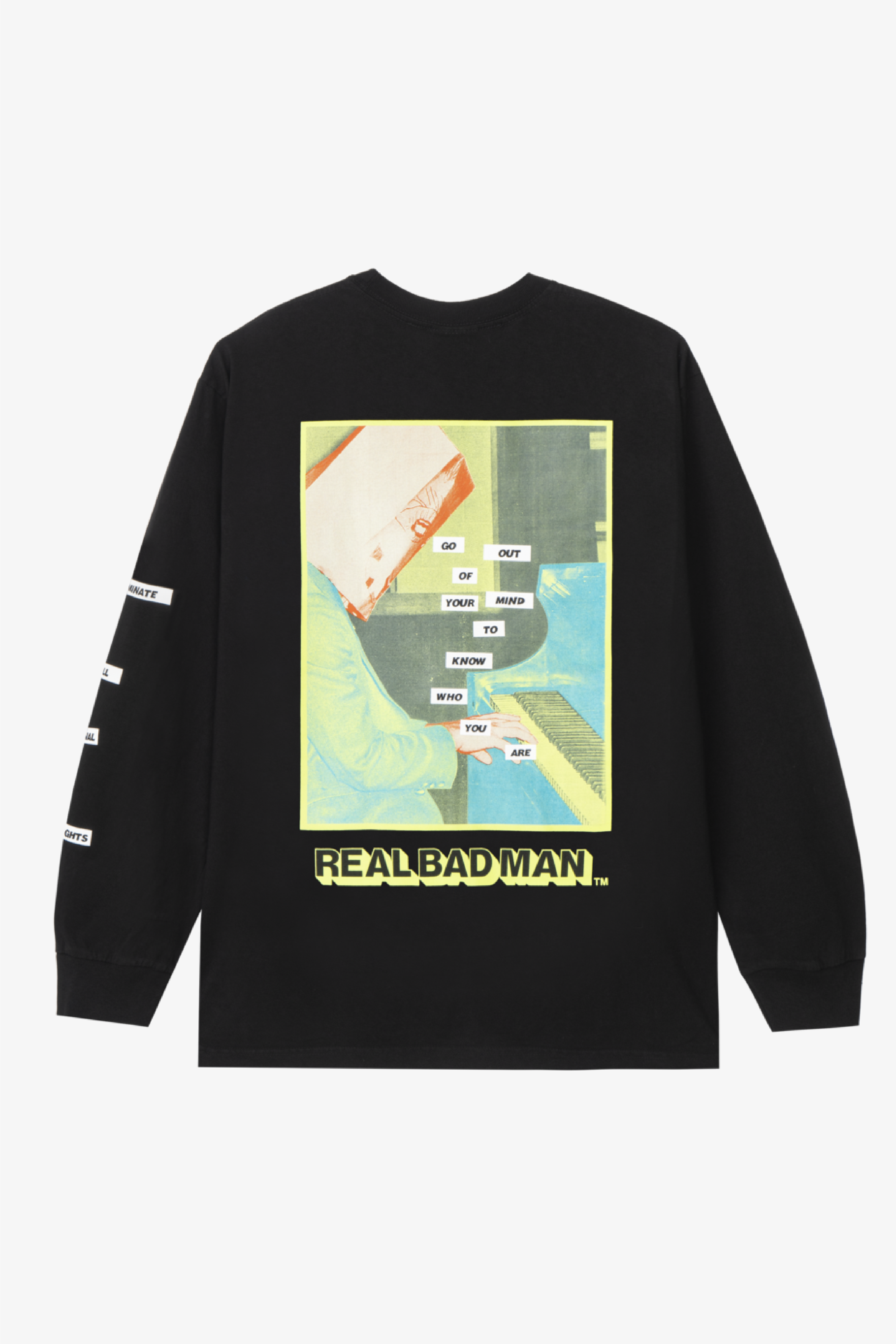 Selectshop FRAME - REAL BAD MAN Piano Man Long Sleeve T-Shirts Dubai