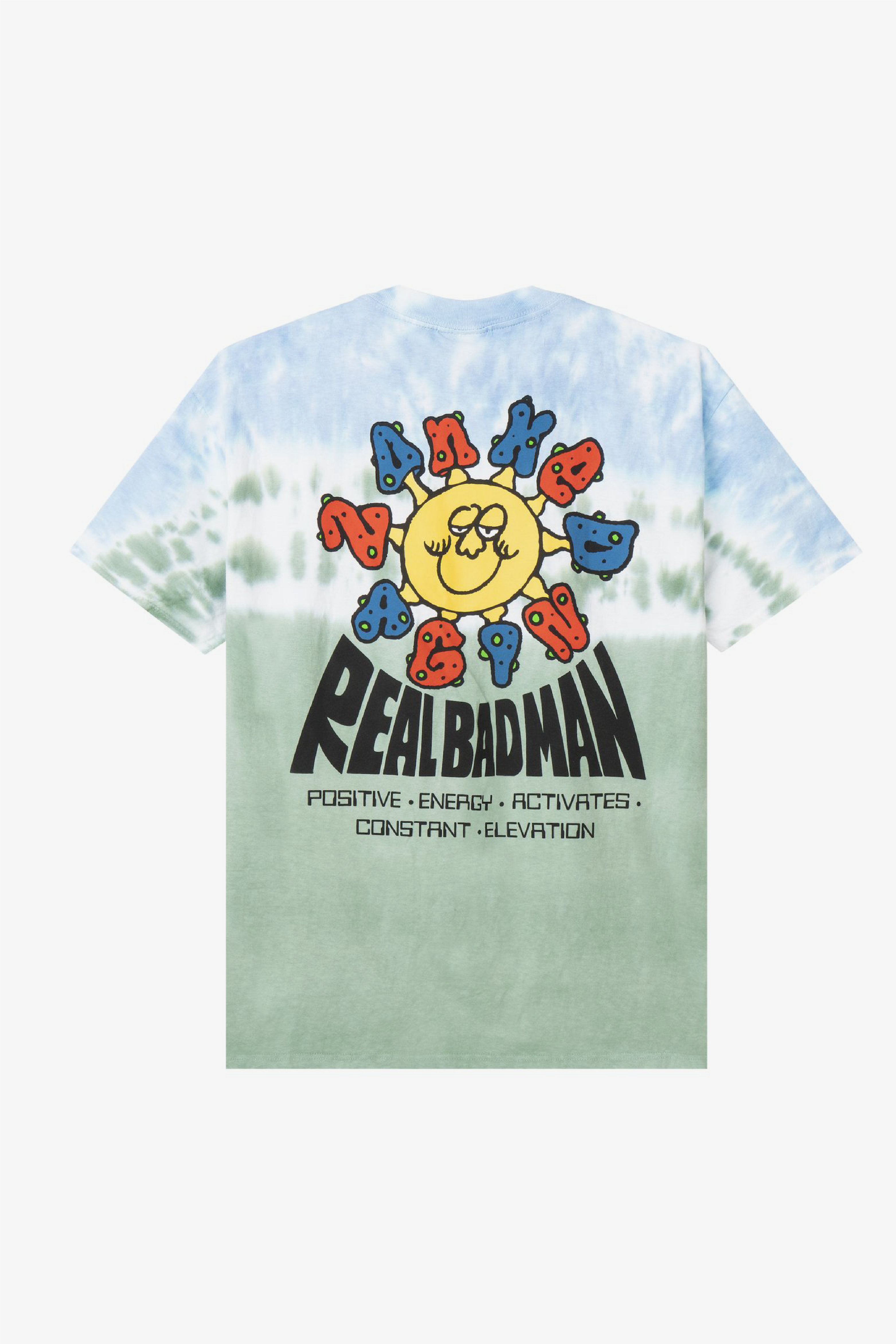 Selectshop FRAME -REAL BAD MAN Delic Sun Tie Dye Tシャツ Tシャツ Dubai