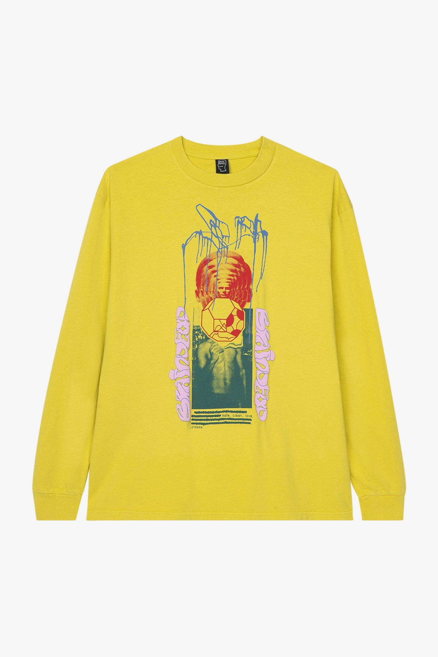 Selectshop FRAME - BRAIN DEAD Clean Love Long Sleeve T-Shirt Dubai