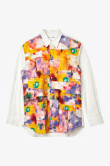 Selectshop FRAME - COMME DES GARÇONS SHIRT Futura Panel Patch Shirt Shirt Dubai